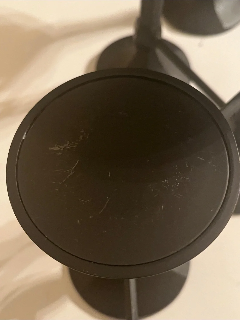 Pottery barn, Artemis, black hinge, five pillow candle holder, centerpiece,